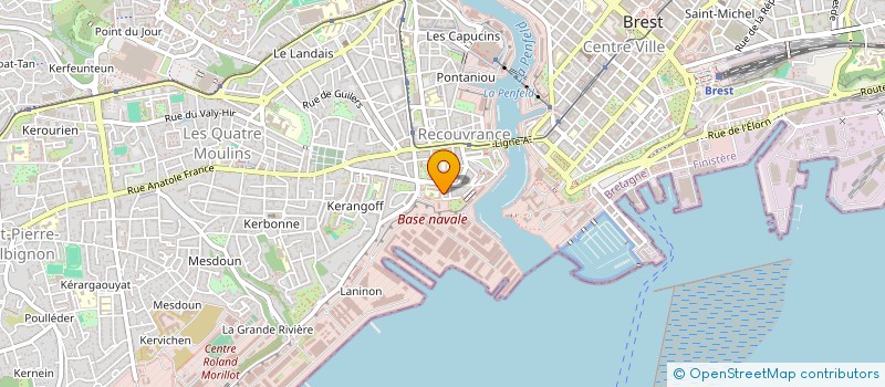 localisation de l'entreprise CASA  BREST