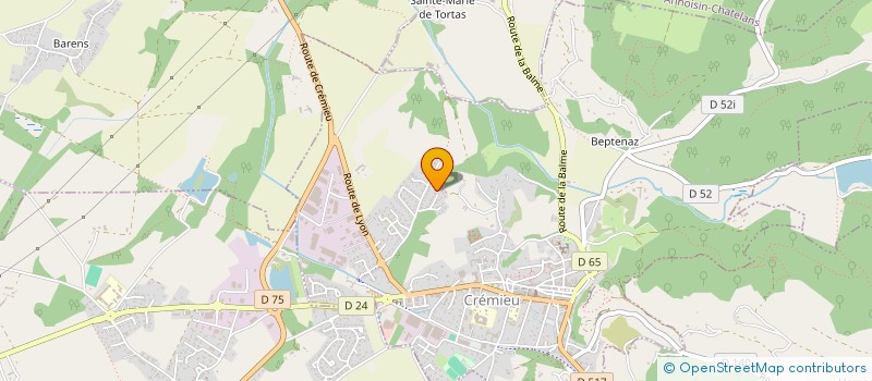 localisation de l'entreprise CASA  CREMIEU