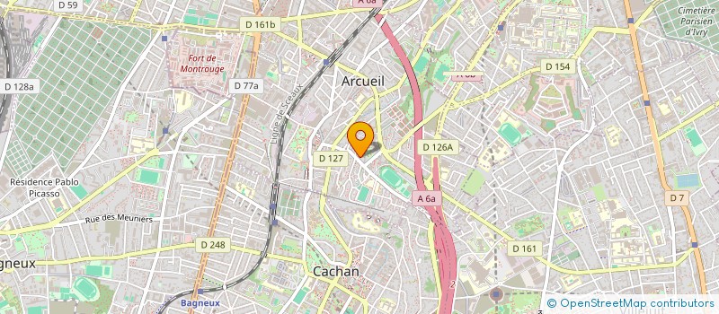 localisation de l'entreprise CASA  ARCUEIL