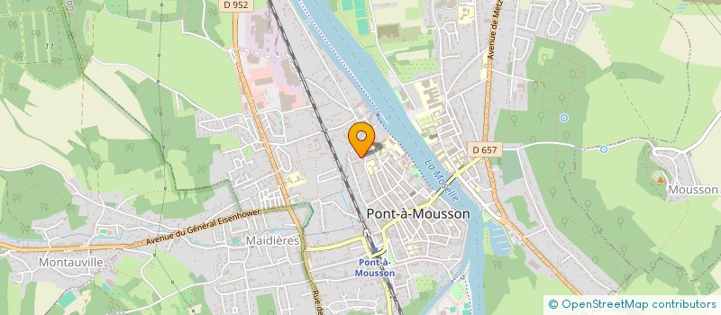 localisation de l'entreprise CASA  PONT-A-MOUSSON