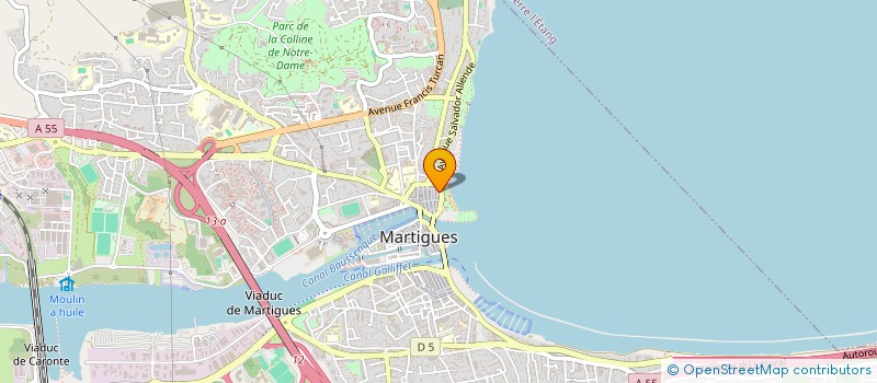 localisation de l'entreprise CASA à MARTIGUES