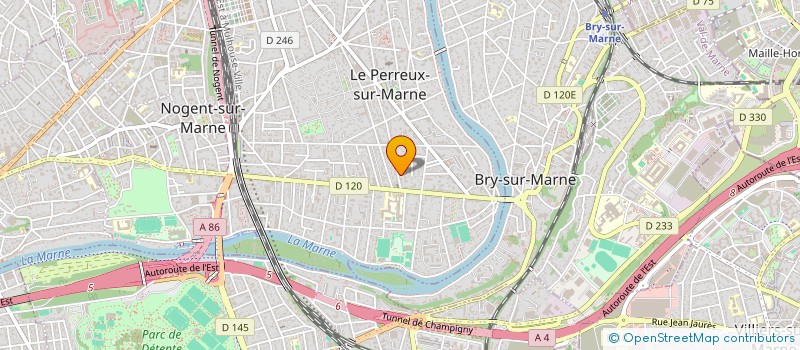 localisation de l'entreprise CASA à LE PERREUX-SUR-MARNE