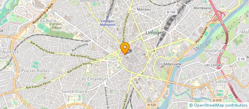 localisation de l'entreprise CASA ABUELITA à LIMOGES