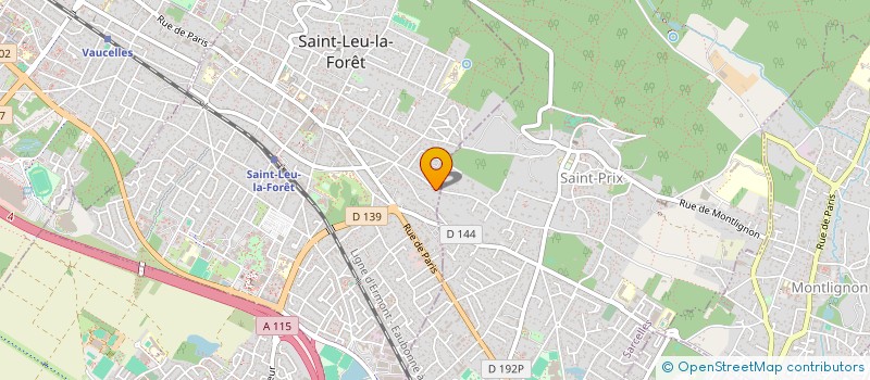 localisation de l'entreprise CASA ALBITRECCIA  SAINT-LEU-LA-FORET