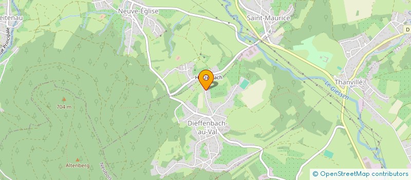 localisation de l'entreprise CASA ALMA CONSEILS  DIEFFENBACH-AU-VAL