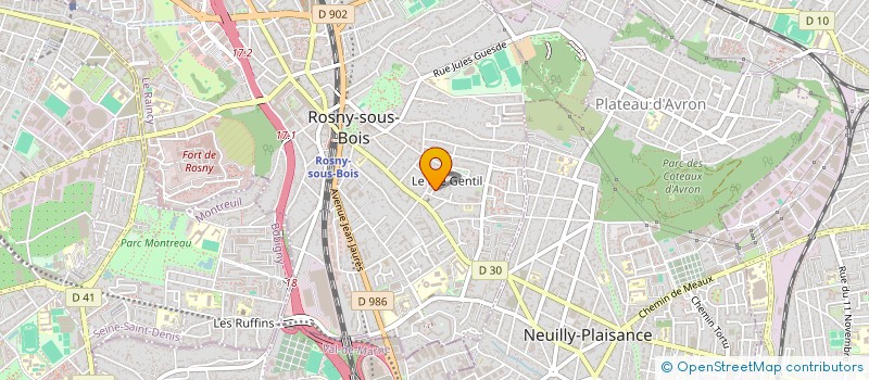 localisation de l'entreprise CASA ALTA BIANCA  ROSNY-SOUS-BOIS