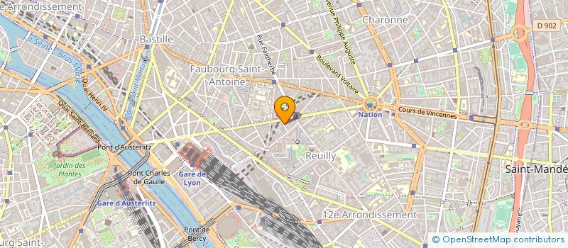 localisation de l'entreprise CASA ANGELO  PARIS