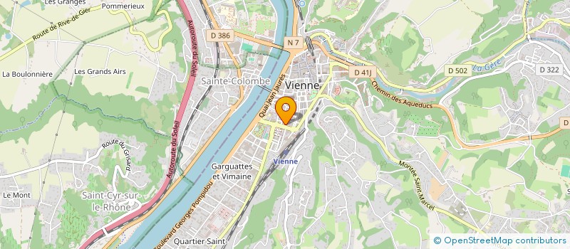 localisation de l'entreprise CASA ANGELO à VIENNE