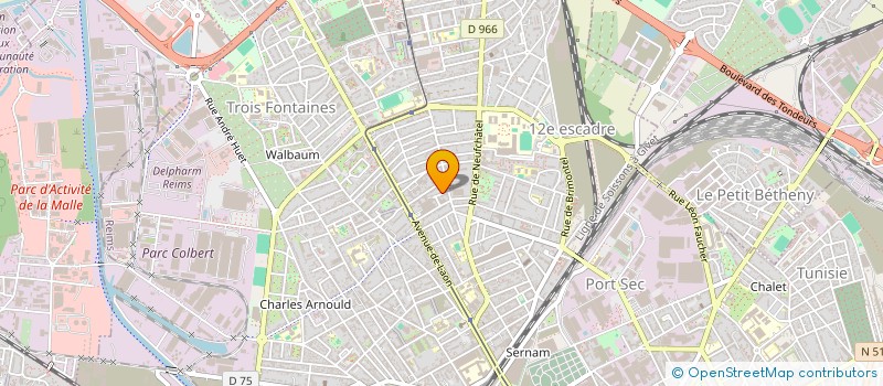 localisation de l'entreprise CASA ARCHITECTEURS  REIMS