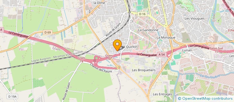 localisation de l'entreprise CASA ATYPIQUE ET CONTEMPORAINE  SALON-DE-PROVENCE