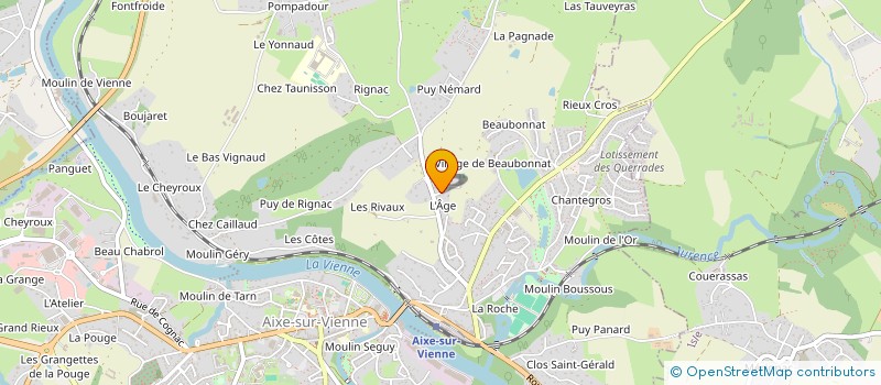 localisation de l'entreprise CASA AXIA à AIXE-SUR-VIENNE