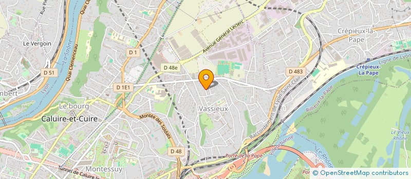 localisation de l'entreprise CASA B  CALUIRE-ET-CUIRE