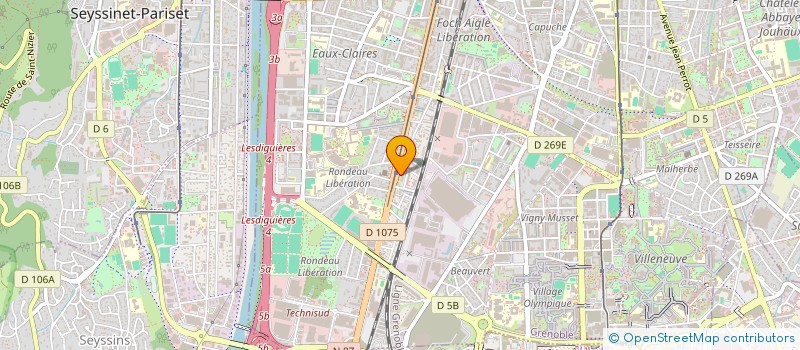 localisation de l'entreprise CASA B  GRENOBLE