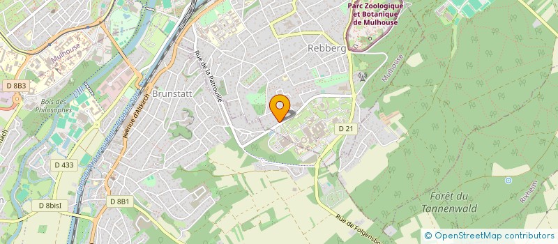 localisation de l'entreprise CASA BA  MULHOUSE