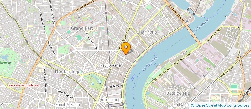 localisation de l'entreprise CASA BABA UD  BORDEAUX