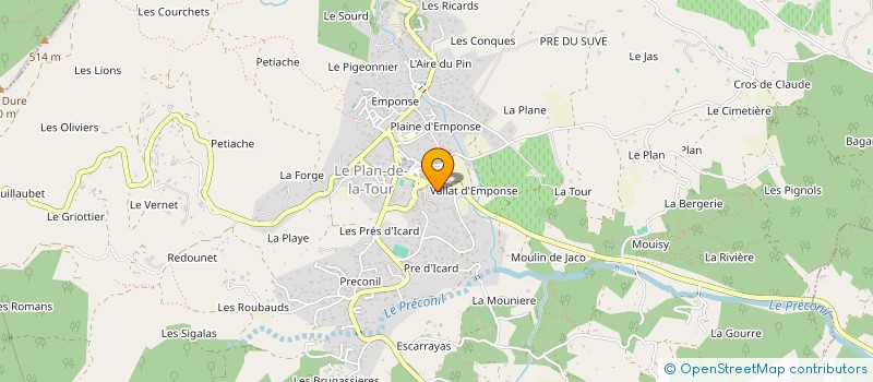 localisation de l'entreprise CASA BALESTRA à SAINTE-MAXIME