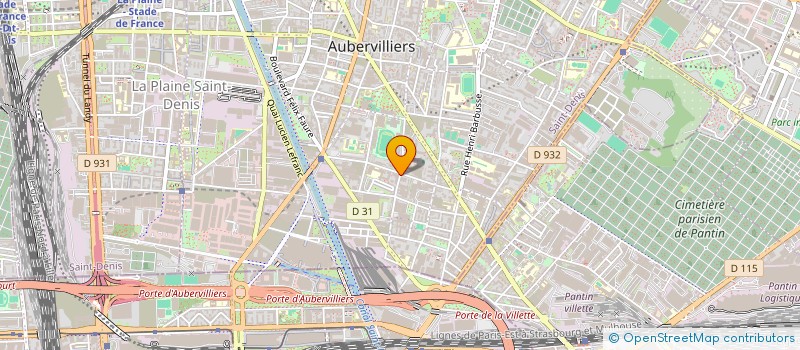 localisation de l'entreprise CASA BATIMENT à AUBERVILLIERS
