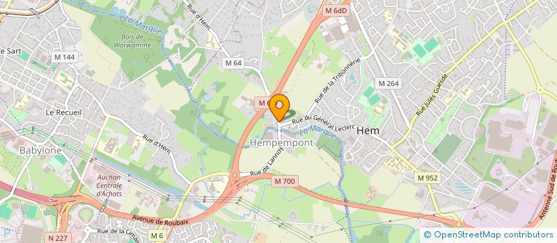 localisation de l'entreprise CASA BATLLO  HEM