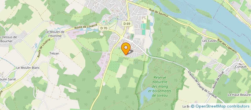 localisation de l'entreprise CASA BELLA AGENCY  GENNES-VAL-DE-LOIRE