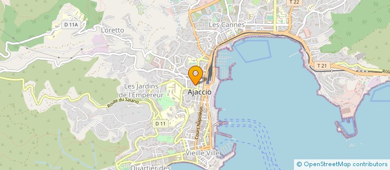 localisation de l'entreprise CASA BELLA HOME STAGING à AJACCIO