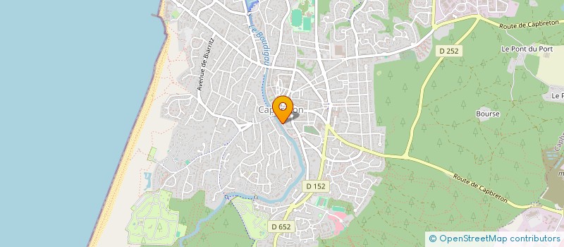 localisation de l'entreprise CASA BELTZA  CAPBRETON