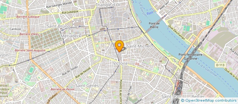 localisation de l'entreprise CASA BLANCA à BORDEAUX