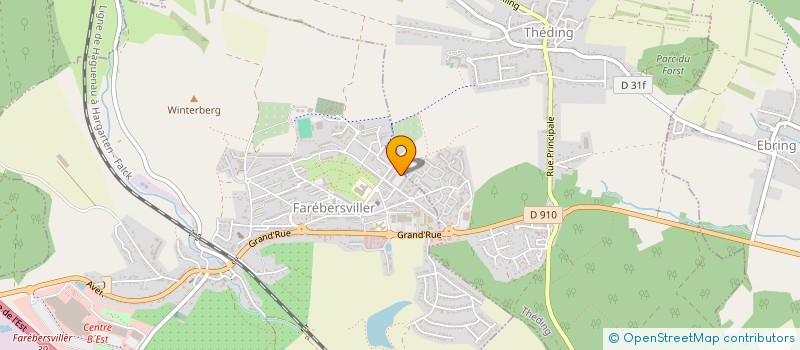 localisation de l'entreprise CASA BLANCA  FAREBERSVILLER