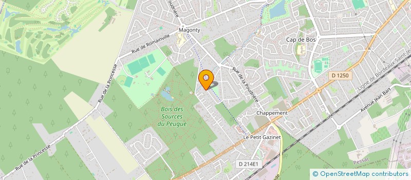 localisation de l'entreprise CASA BLU  PESSAC