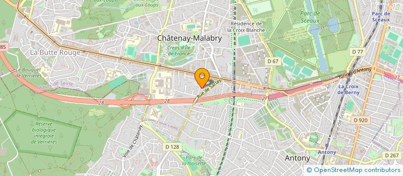 localisation de l'entreprise CASA BOIS à CHATENAY-MALABRY
