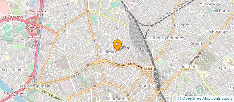 localisation de l'entreprise CASA BONCIANI à TOULOUSE