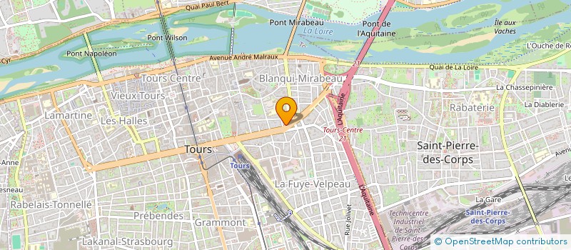 localisation de l'entreprise CASA BORDAS  TOURS