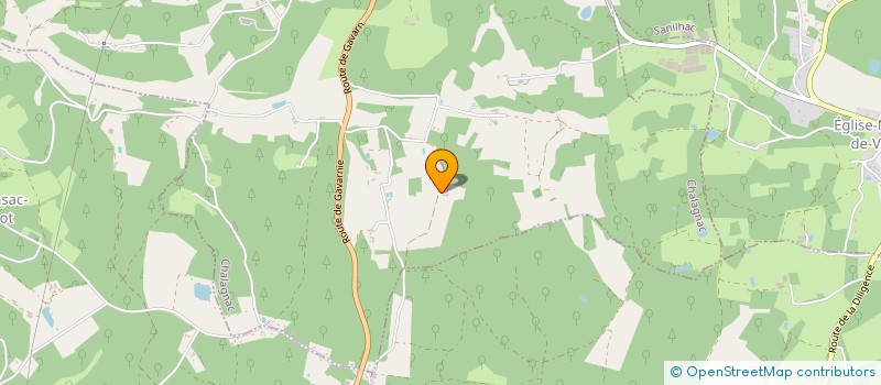 localisation de l'entreprise CASA BRANCA  EGLISE NEUVE DE VERGT