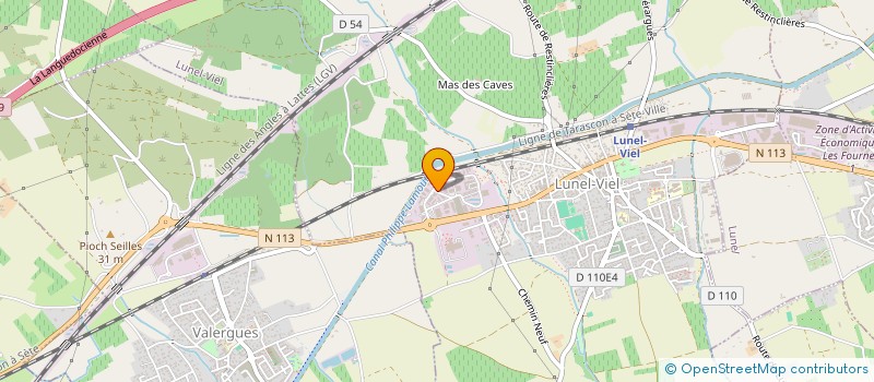 localisation de l'entreprise CASA BRASEO  LUNEL-VIEL