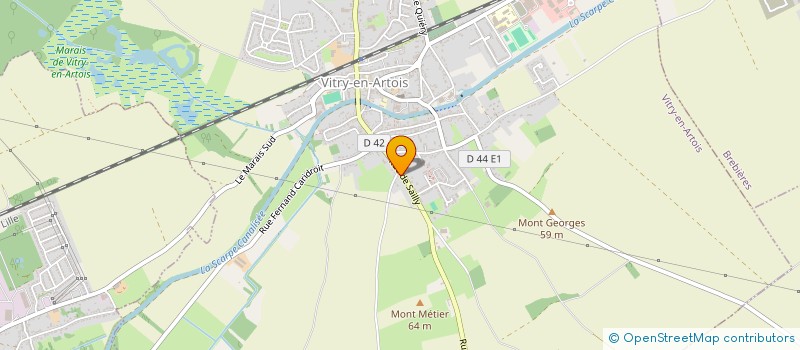 localisation de l'entreprise CASA CAGNA  TORTEQUESNE