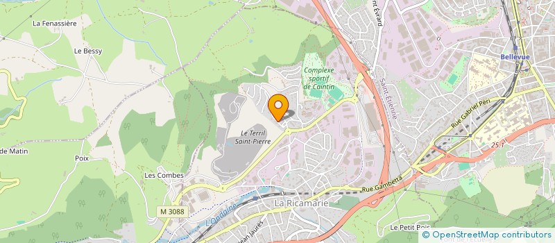 localisation de l'entreprise CASA CARRELAGE  LA RICAMARIE