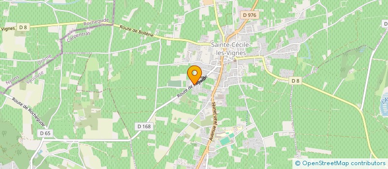 localisation de l'entreprise CASA CASI  SAINTE-CECILE-LES-VIGNES