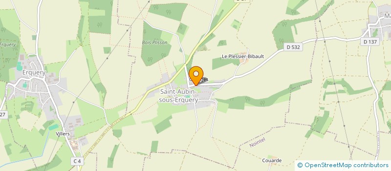 localisation de l'entreprise CASA CAUDRON  SAINT-AUBIN-SOUS-ERQUERY