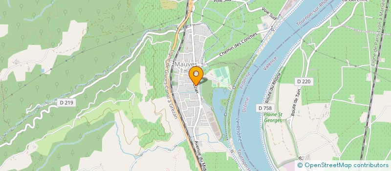 localisation de l'entreprise CASA CEPA  MAUVES