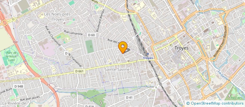 localisation de l'entreprise CASA CESARIA  SAINTE-SAVINE