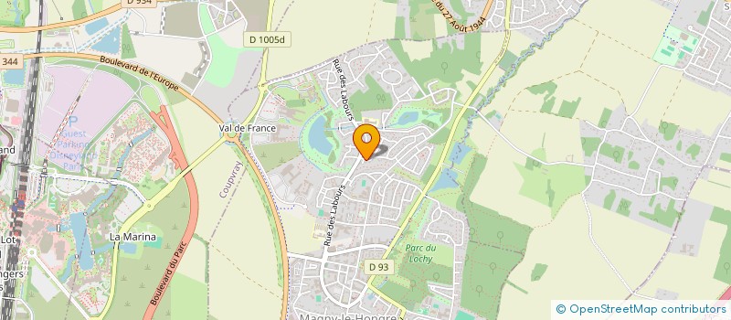 localisation de l'entreprise CASA CLA  BAILLY-ROMAINVILLIERS