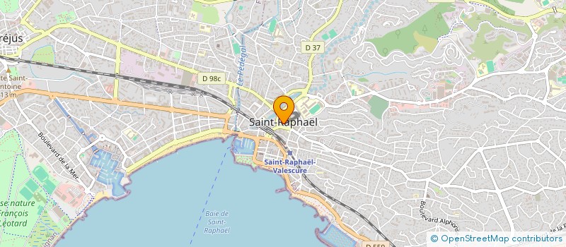 localisation de l'entreprise CASA CLARA BARBER SHOP  SAINT-RAPHAEL