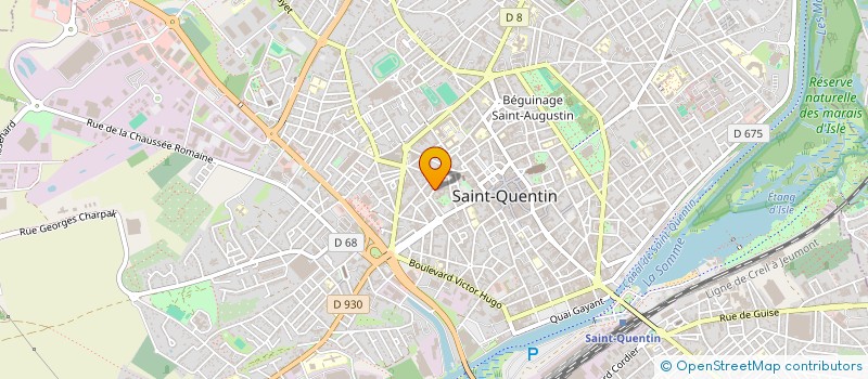 localisation de l'entreprise CASA CLUB à SAINT-QUENTIN