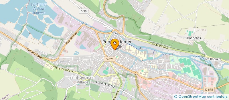 localisation de l'entreprise CASA COIFF' à PONT-AUDEMER