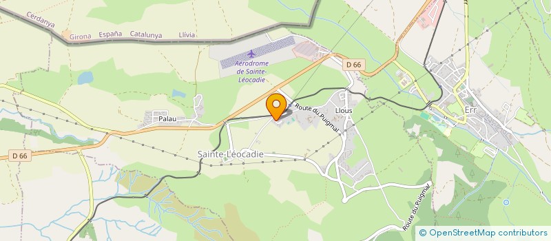 localisation de l'entreprise CASA CONSEIL  SAINTE-LEOCADIE