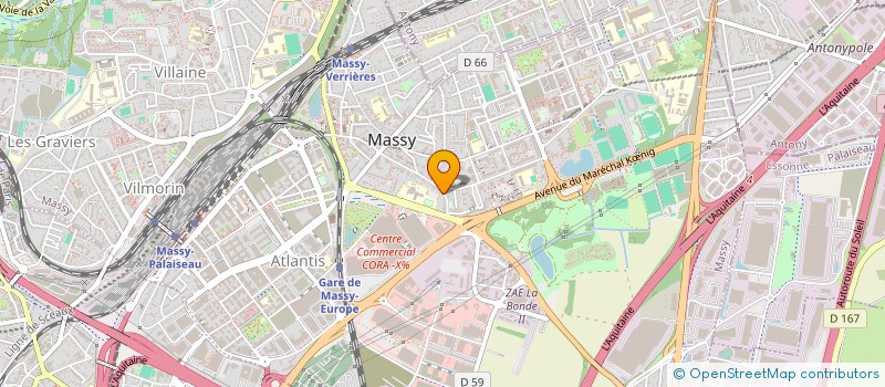 localisation de l'entreprise CASA D ARTS TECHNIQUE à MASSY