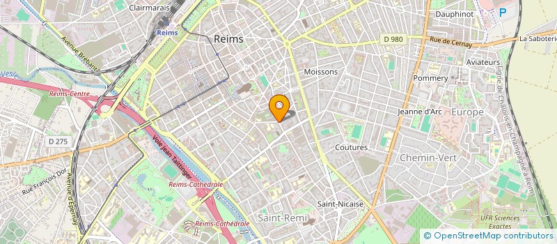 localisation de l'entreprise CASA D'URSO  REIMS