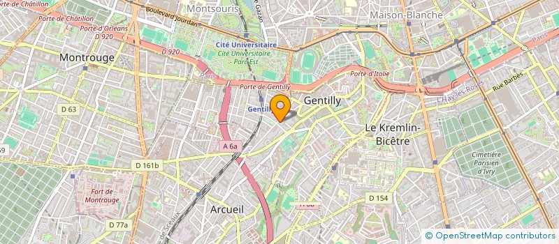 localisation de l'entreprise CASA DA CAPOEIRA à GENTILLY