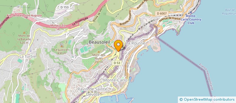 localisation de l'entreprise CASA DA FRANCESINHA  BEAUSOLEIL