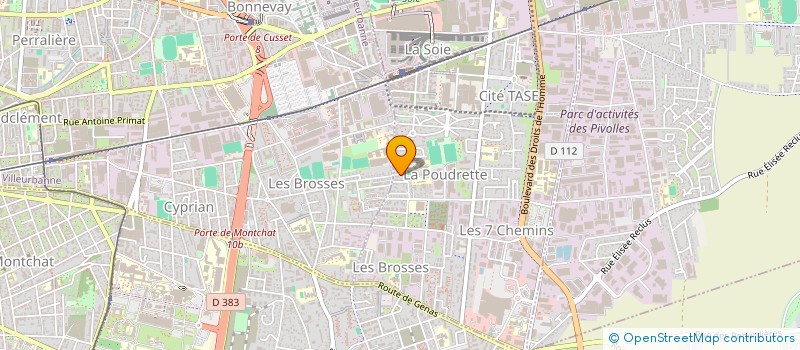 localisation de l'entreprise CASA DA PONTE DA BARCA  VAULX-EN-VELIN