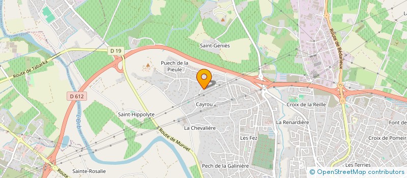 localisation de l'entreprise CASA DE ARAGON EN FRANCIA à BEZIERS